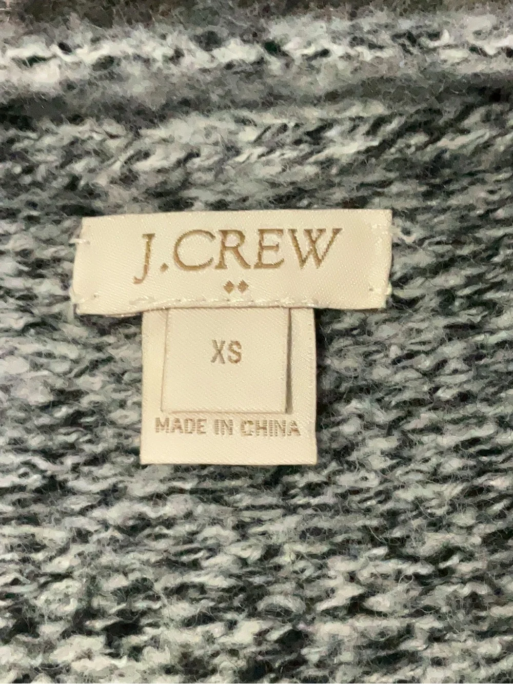 J. Crew Gray Open-Front Women's Sweater Cardigan Size XS